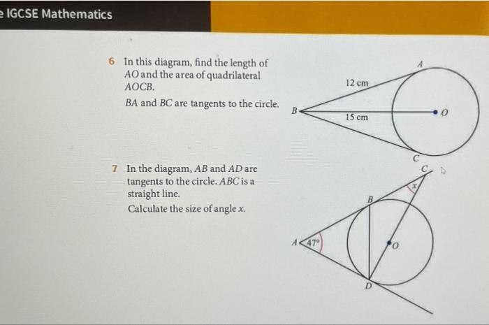 Solved 4 Apply what you have learned about circle properties | Chegg.com