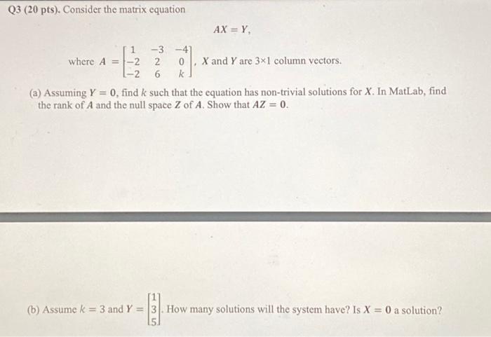 Solved Please Help, A And B. A Is On Matlab, B Needs To Be | Chegg.com