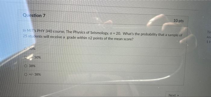 Solved Question 7 10 pts In MIT'S PHY 340 course, The | Chegg.com