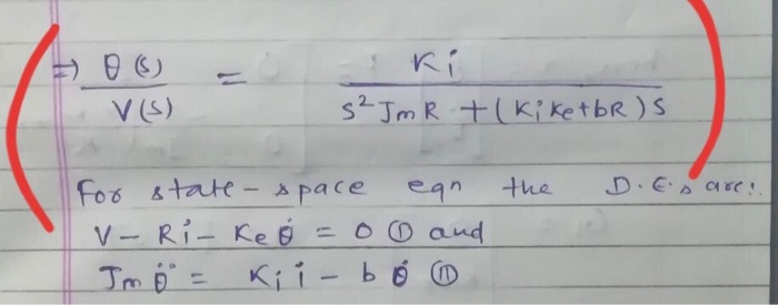 Solved Task 2 Analysis 15 A Dc Motor Can Be Modelled Chegg Com