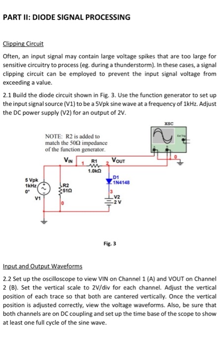 Solved Diode Rectification PART I: DIODE V-I CHARACTERISTICS | Chegg.com