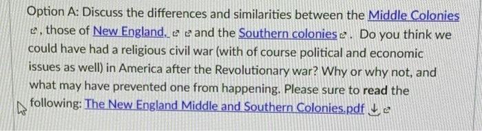 southern colonies political
