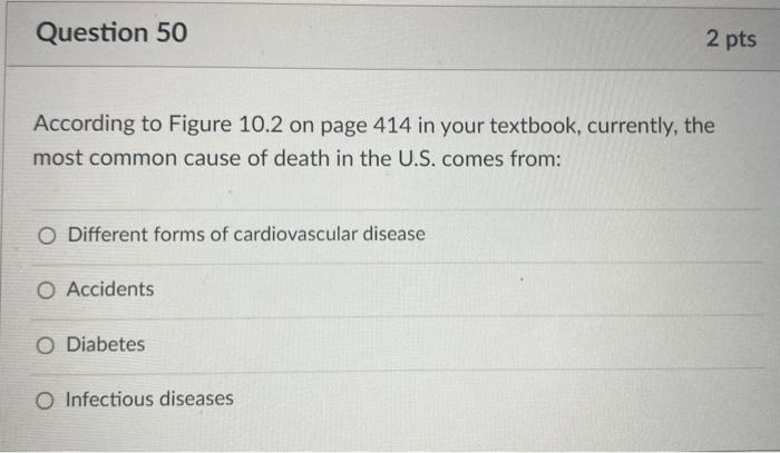 Solved Question 47 2 pts Which of the following is NOT one | Chegg.com