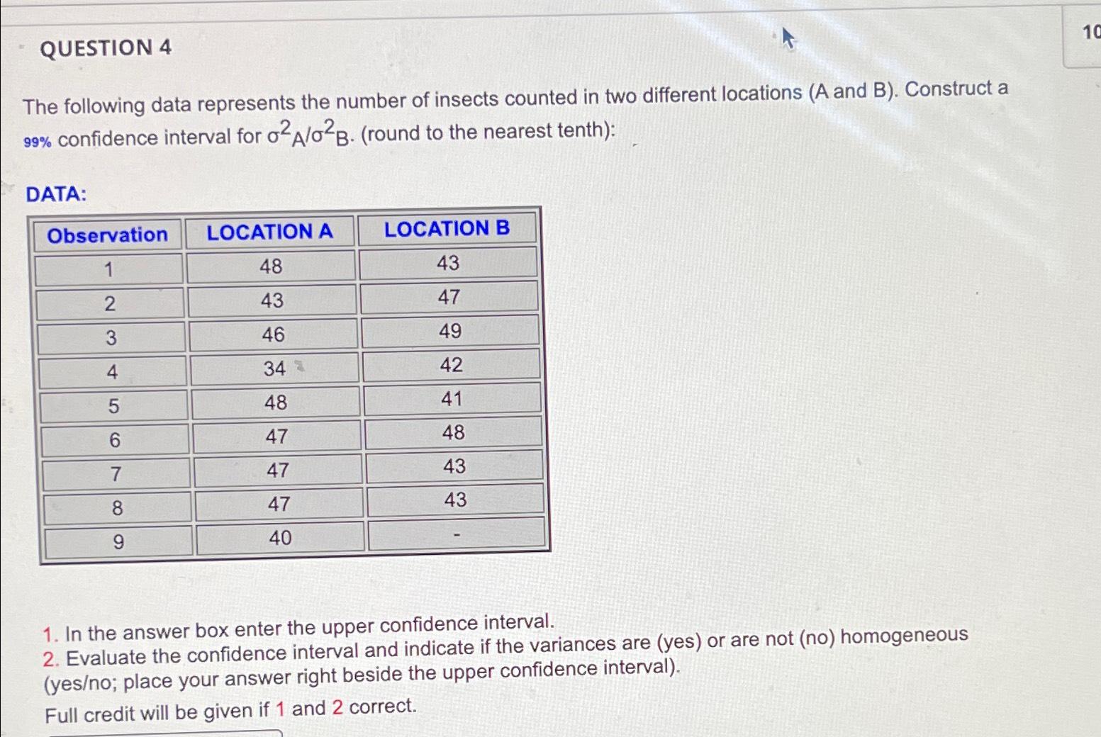 Solved QUESTION 4The following data represents the number of | Chegg.com