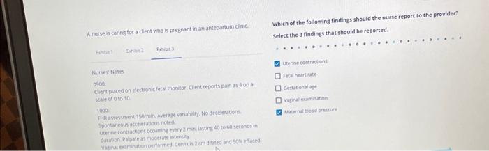 solved-which-of-the-following-findings-should-the-nurse-chegg
