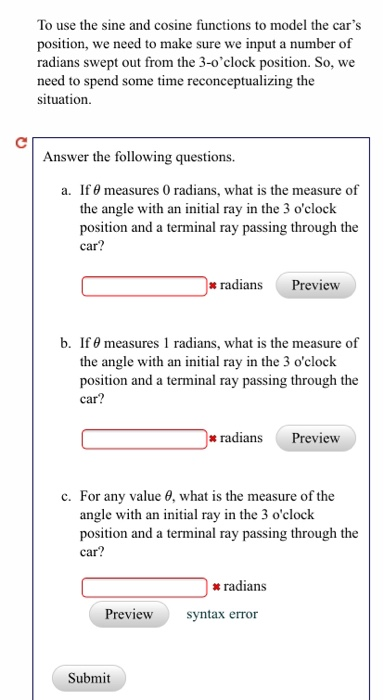 Solved Example 4 Toy Cars Different Starting Positions Chegg Com