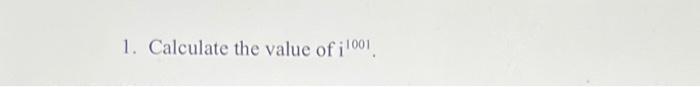 value of 1001 1 3