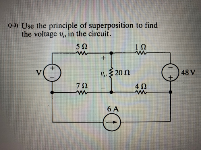 Solved Q-3) Use the principle of superposition to find the | Chegg.com