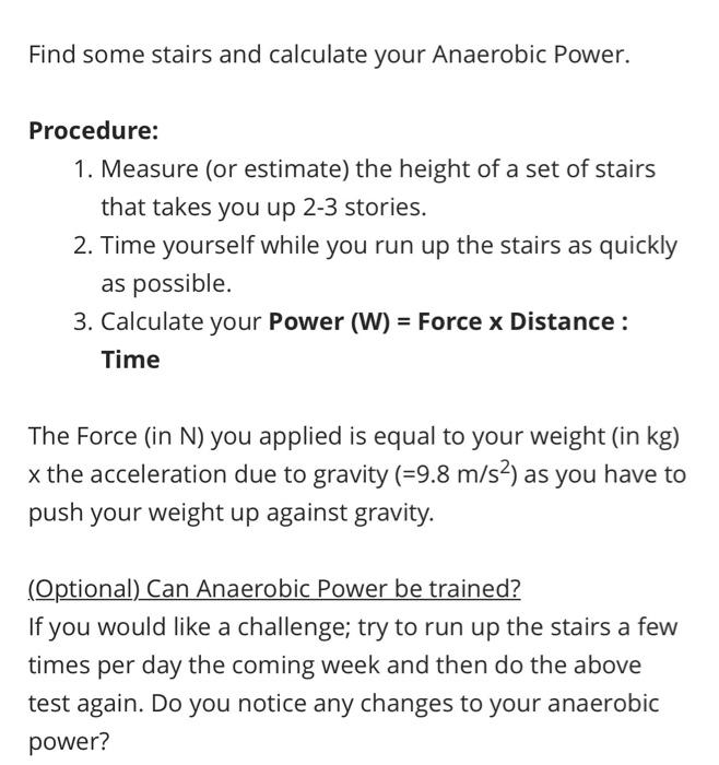 Solved A female weighing 65 kg performed the Wingate test | Chegg.com