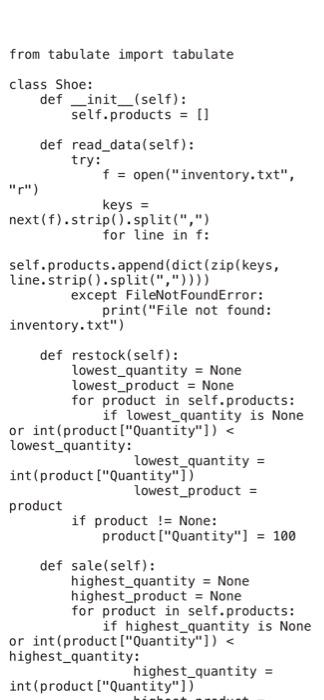 Solved Follow these steps: Code a Python program that will | Chegg.com