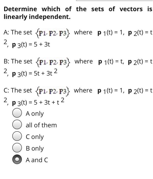 Solved Determine Whether V1 V2 V3 Is A Basis For R3 Chegg Com