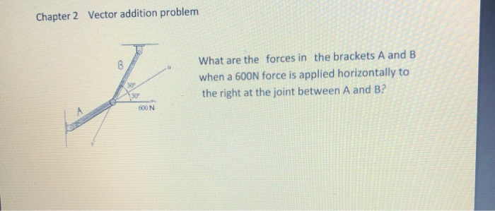 Vector Addition Problem With Forces Solved Chapter 2 Vector addition problem 8 What are the | Chegg.com