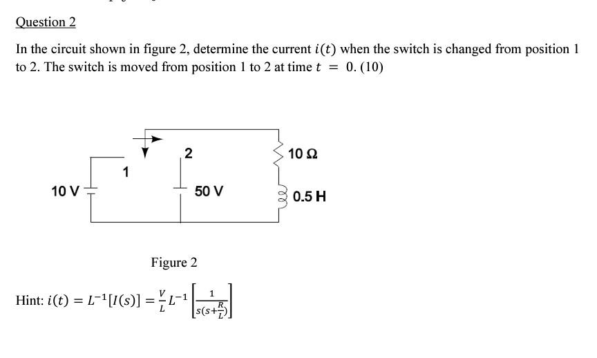 Solved In the circuit shown in figure 2 , determine the | Chegg.com