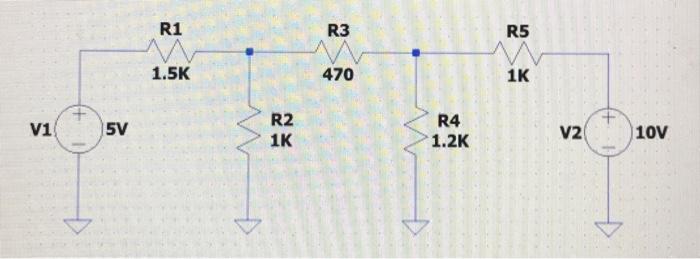 Solved I-R1 =?I-R2=?I-R3=?I-R4=?I-R5=? | Chegg.com
