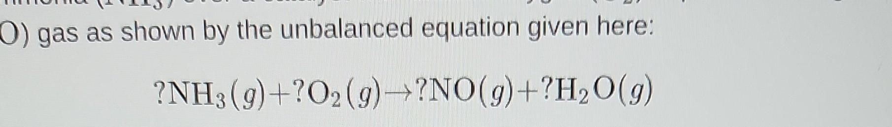 Solved What Volume Of H2O Is Produced By The Reaction Under | Chegg.com