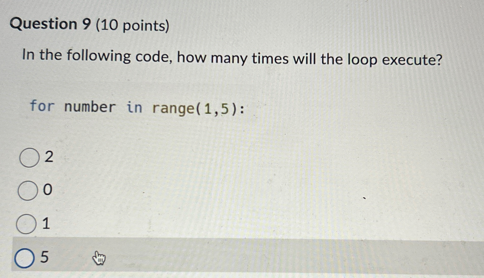 Solved Question 9 (10 ﻿points)In the following code, how | Chegg.com