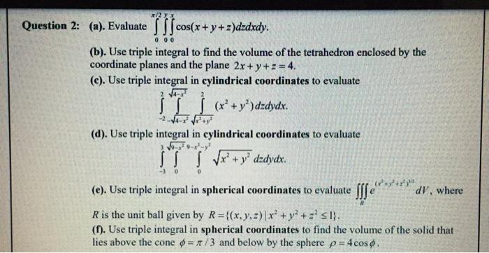 Solved Question 1 A Evaluate Ss S X Y Da For X Y Chegg Com