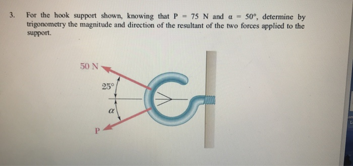 Solved 3. For The Hook Support Shown, Knowing That P | Chegg.com ...