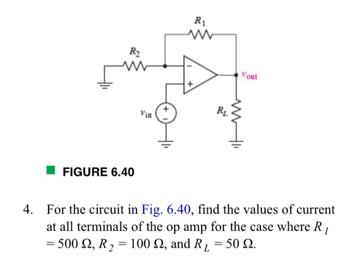 Solved Vout FIGURE 6.40 4. For the circuit in Fig. 6.40, | Chegg.com