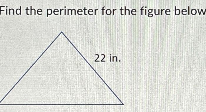 find the perimeter of the figure below in cm