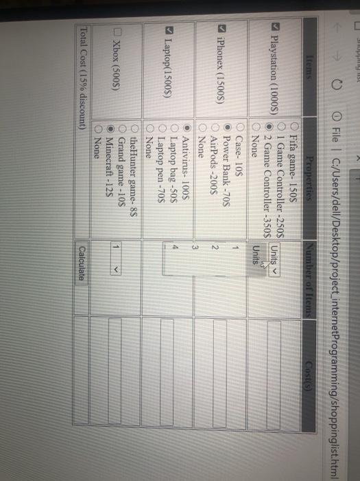 Solved I have done this code form cheqq but the JavaScript | Chegg.com