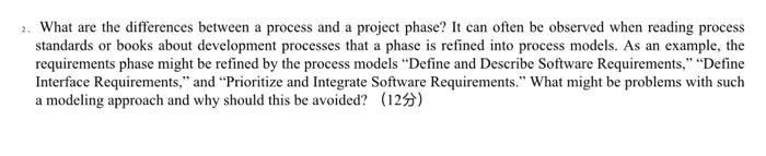 Solved 2. What are the differences between a process and a | Chegg.com