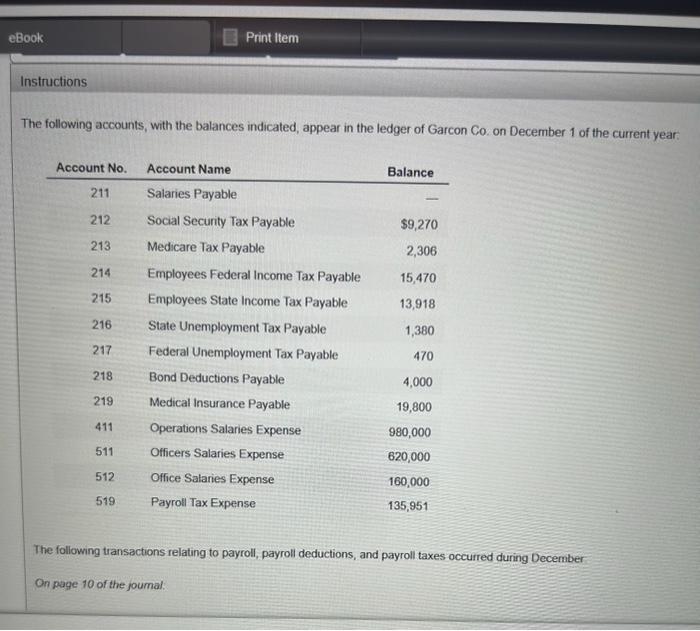 Solved The following accounts, with the balances indicated, | Chegg.com