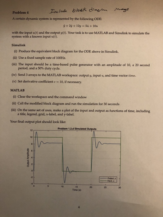 Solved Problem 4 Include block diagram mage A certain | Chegg.com