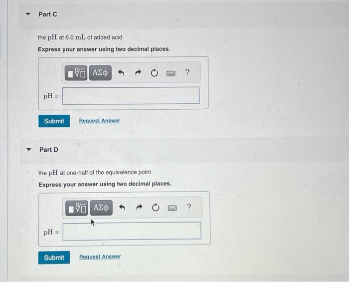 Solved Consider The Titration Of A 25.0−mL Sample Of | Chegg.com