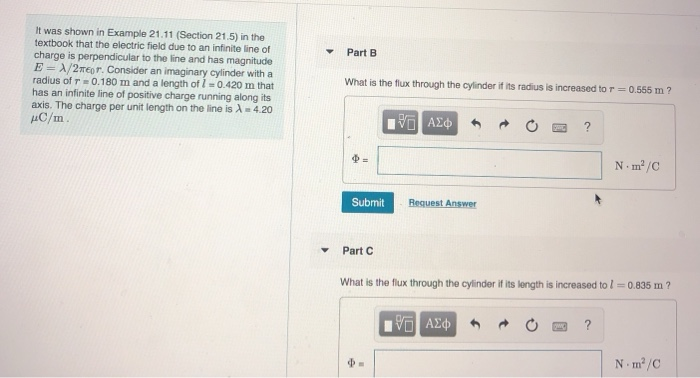 Solved It was shown in Example 21.11 (Section 21.5) in the | Chegg.com
