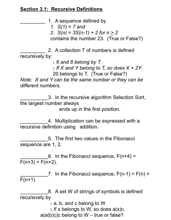 algebra recursive sequence