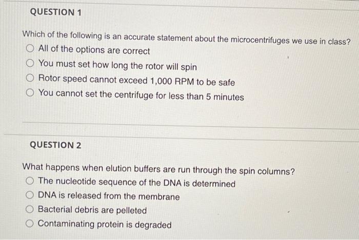 Solved QUESTION 1 Which of the following is an accurate | Chegg.com