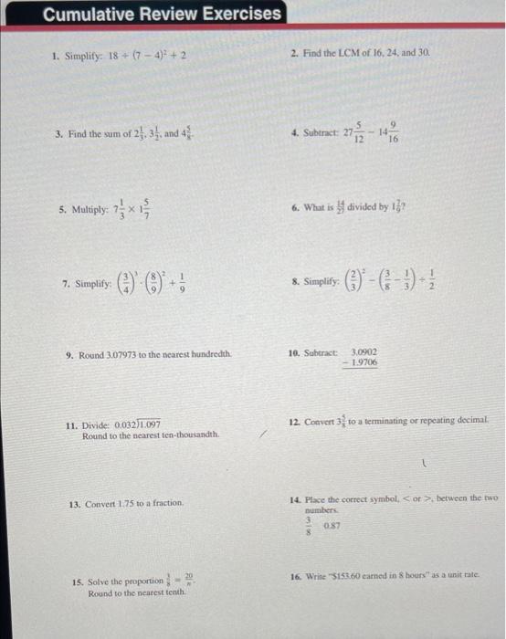 find the lcm of 2 3 3 4 and 7 2