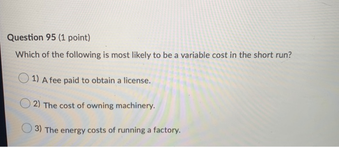 Solved Question 78 (1 point) If a rise in the price of good | Chegg.com