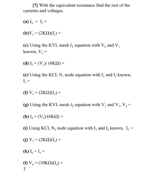 Solved Vs 2kn I 2kn 2kn + 10kn 6kn 6kn V15V N2 Ng 6] Find | Chegg.com