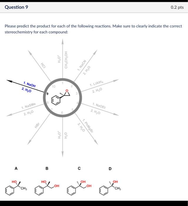 Solved Please predict the product for each of the following | Chegg.com
