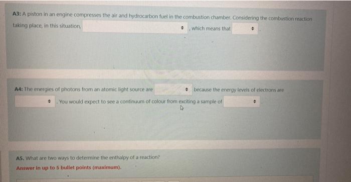 Solved A3: A piston in an engine compresses the air and | Chegg.com