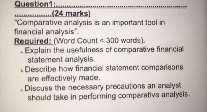 Solved Question 1:........ ..(24 marks) 