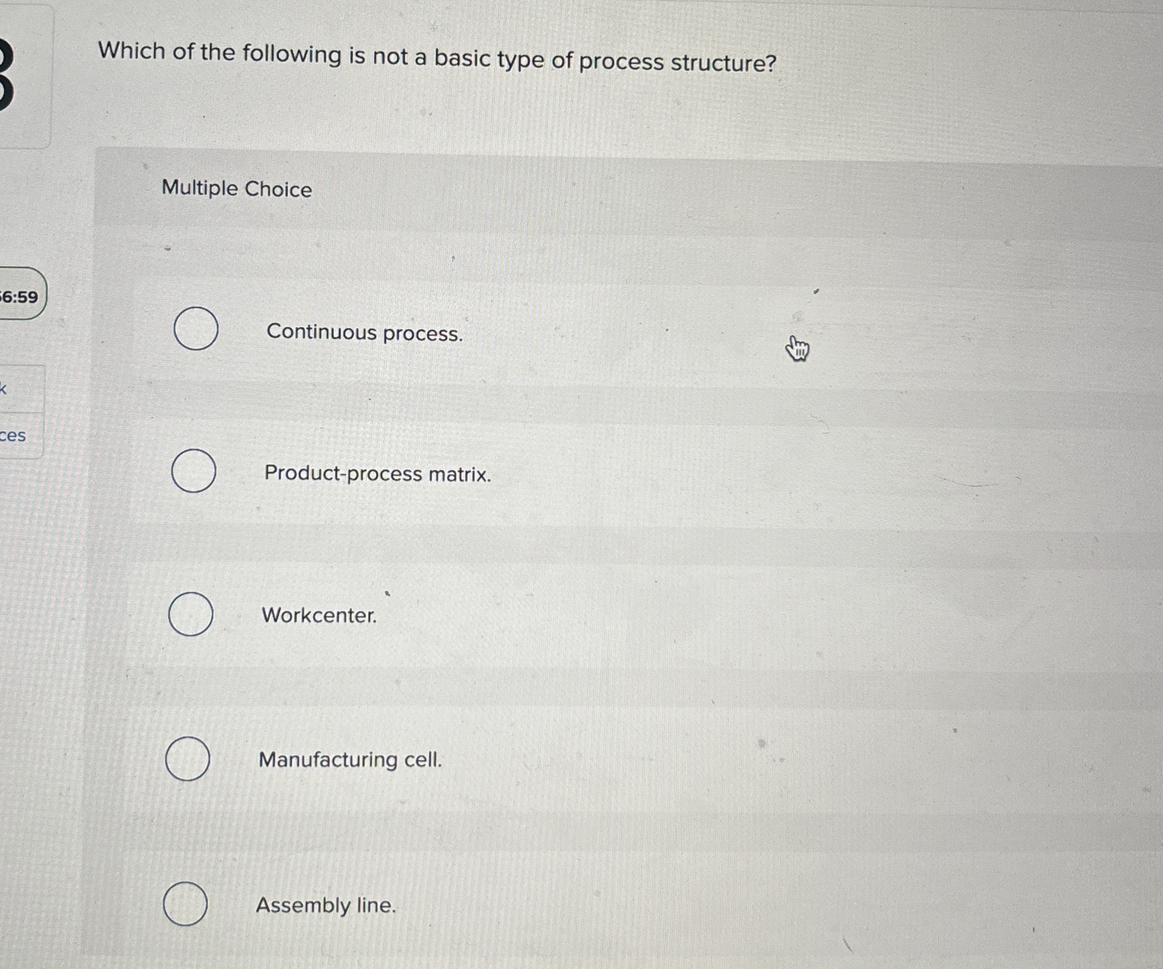 Solved Which of the following is not a basic type of process | Chegg.com