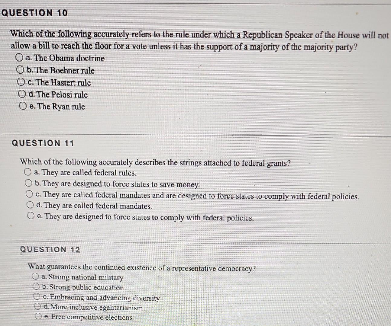 Which of the following accurately refers to the rule | Chegg.com