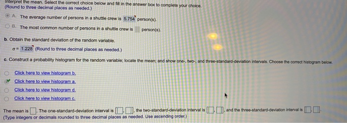 Solved The random variable X is the crew size of a randomly 