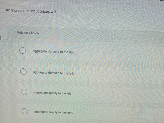 Solved A decrease in regulation will cause Multiple Choice | Chegg.com