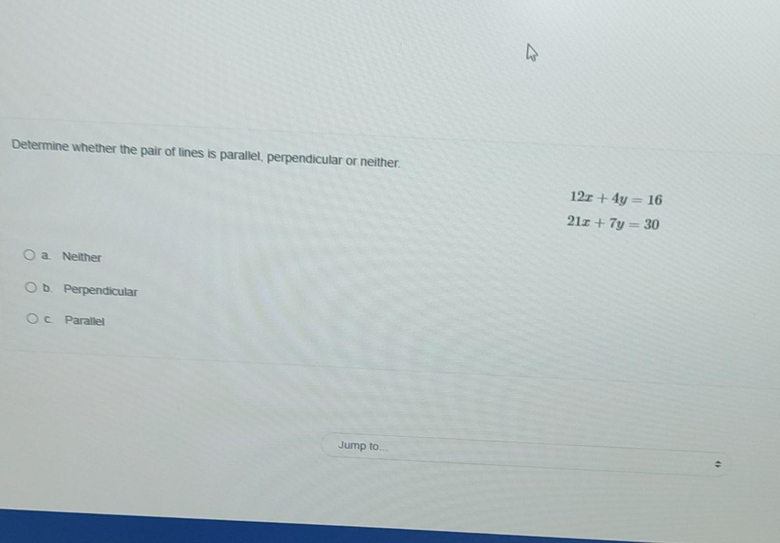 solved-determine-whether-the-pair-of-lines-is-parallel-chegg