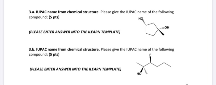 chemical structure to iupac name