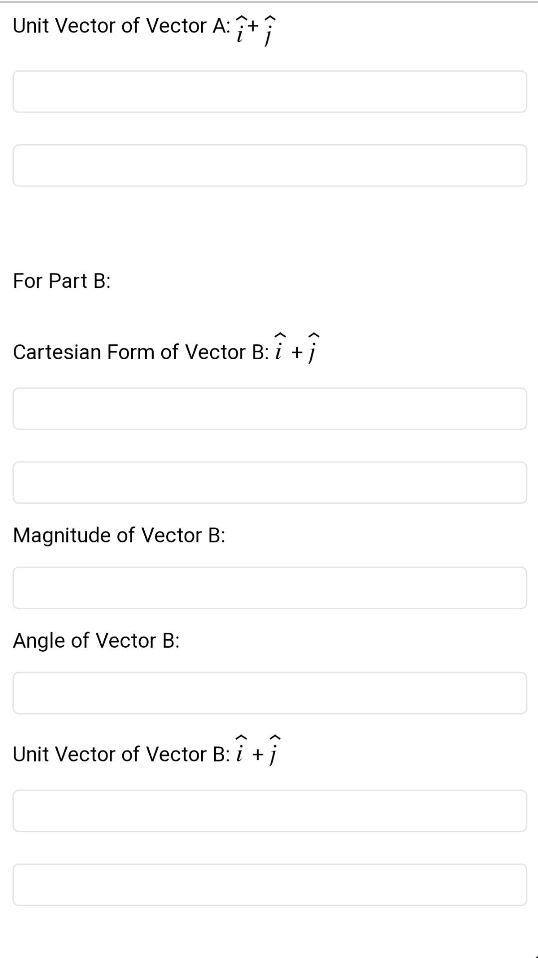 Solved For parts A and B, find the vectors (a) Cartesian | Chegg.com