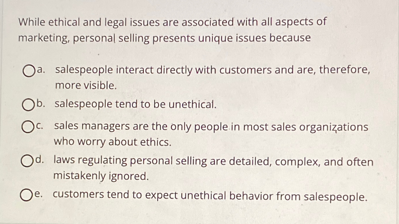 Solved While ethical and legal issues are associated with | Chegg.com
