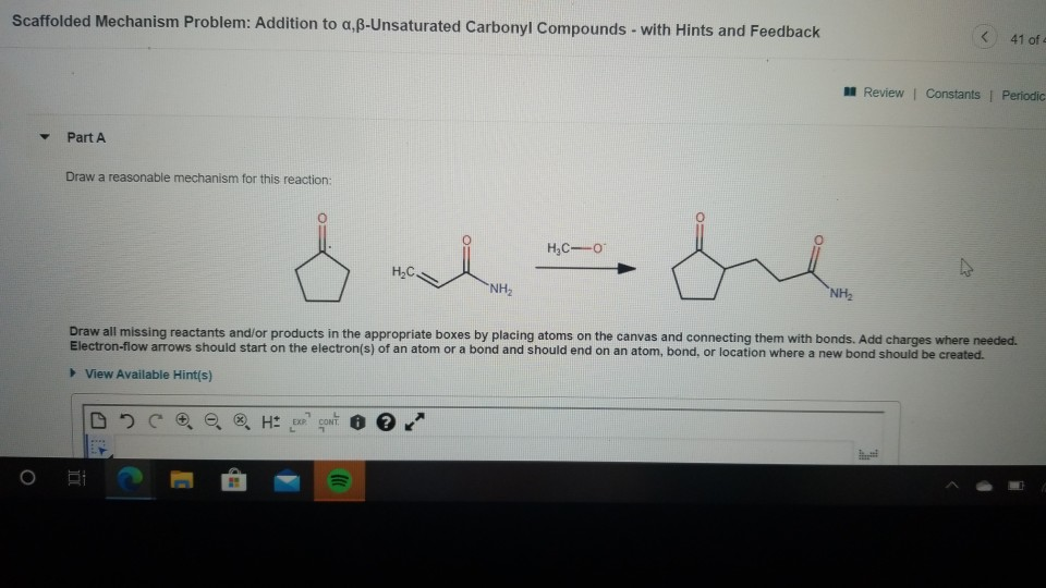 Solved Scaffolded Mechanism Problem: Addition to | Chegg.com