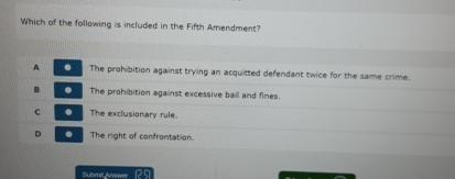 Solved Which of the following is included in the Fifth | Chegg.com