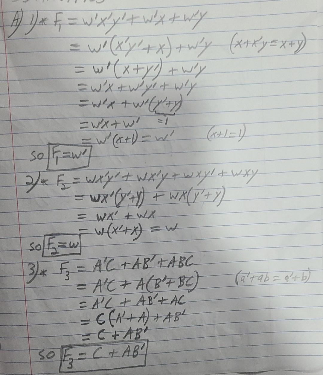 Solved - -- B. IMPLEMENTATION OF BOOLEAN FUNCTIONS IN | Chegg.com