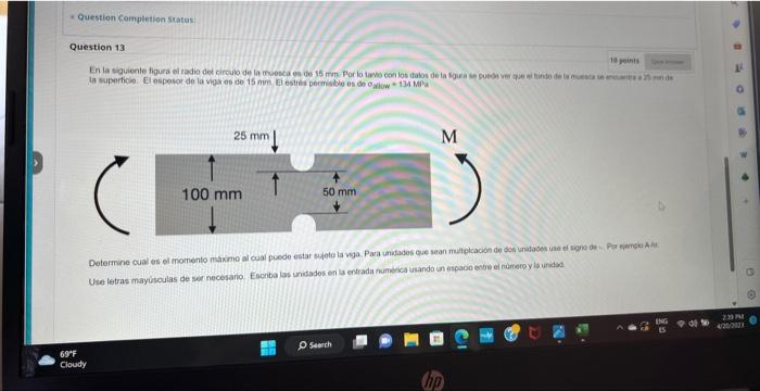 Use letras mayúsoulas de ser necesario. Escriba las unibades en la erdrada mimenca usiando un eipacio ecue ei rummeroy la und